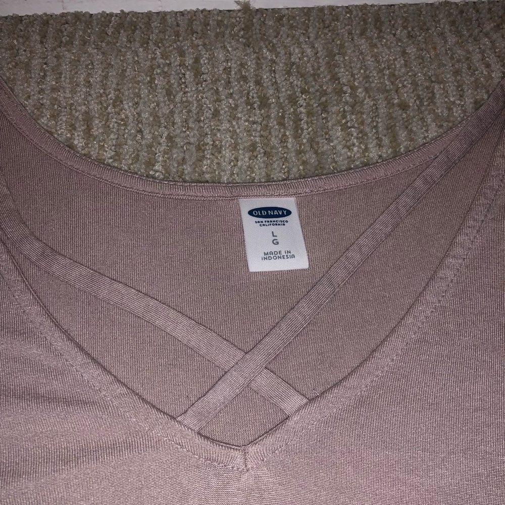 Pink oldnavy tee size large